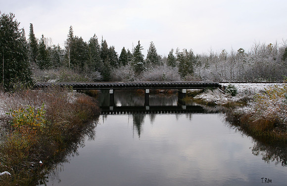 Tracks over water