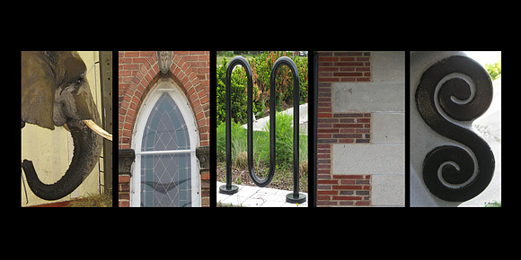 Unique alphabet created pictures